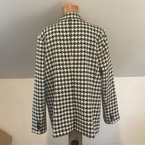 Anine Bing Madeleine Houndstooth Blazer - Picture 10 of 16